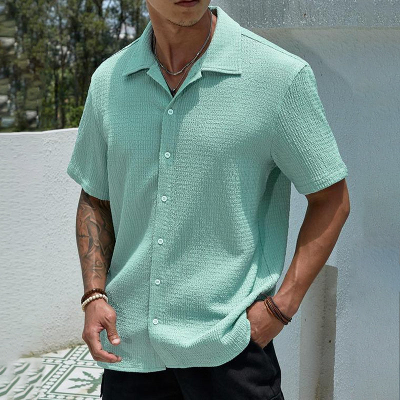 Men's Textured Knit Shirt