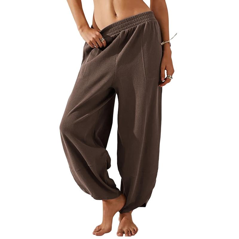 Women's Baggy Wide-Leg Pants with Pockets