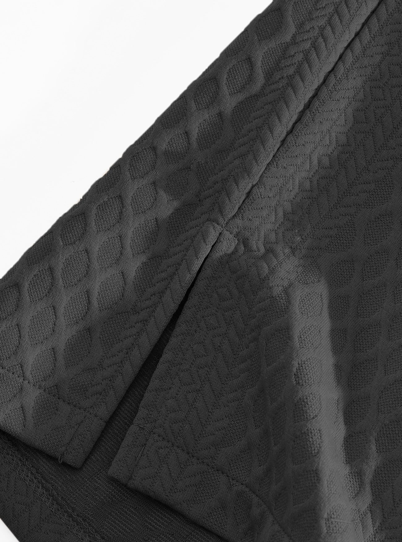 Men's Casual Daily Solid Color Texture Loose Trousers