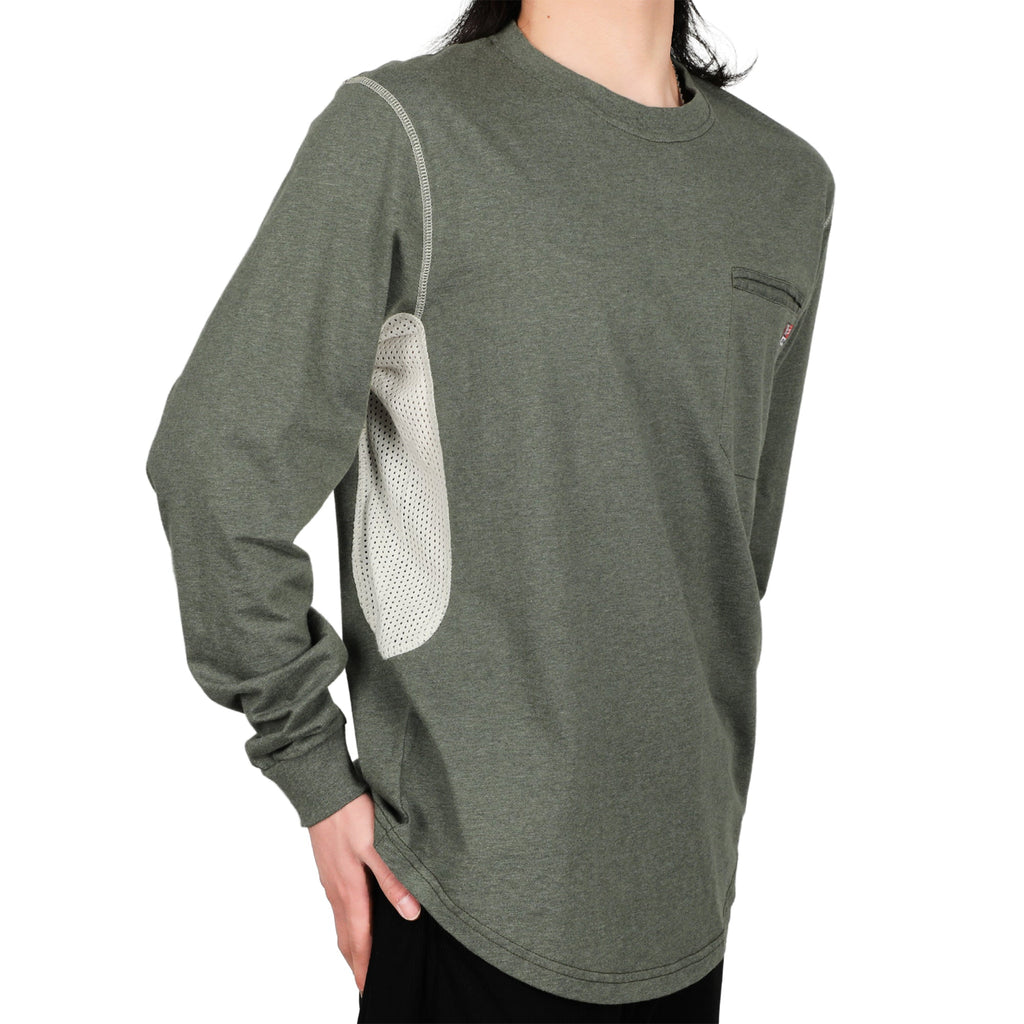 Buttonless/Button Pullover T-Shirts/Breathable Vented Design