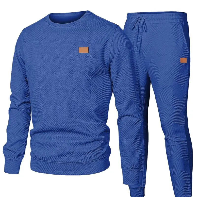 ⏰Clearance sale! Men's Casual Tracksuit Lounge Set | Soft Cotton French Terry Hooded Sweatshirt & Sweatpants