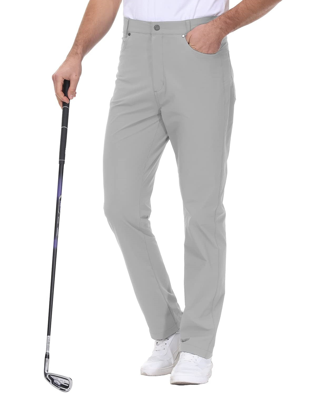 🔥PROMOTION LAST DAY🔥Men's Stretch Golf Pants Lightweight Quick Dry Work Casual Dress Pants 6 Pack