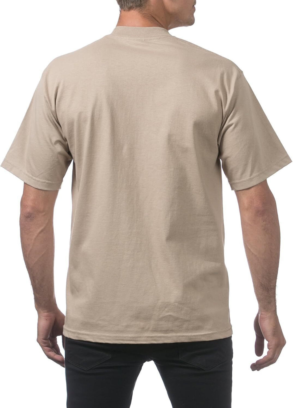 Men's Heavyweight Cotton Short Sleeve Crew Neck T-Shirt