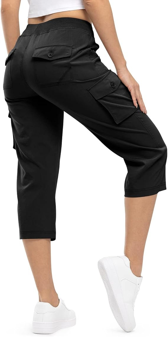 ⚡FINAL SALE⚡-Multi-Pocket Capri Cargo Pants