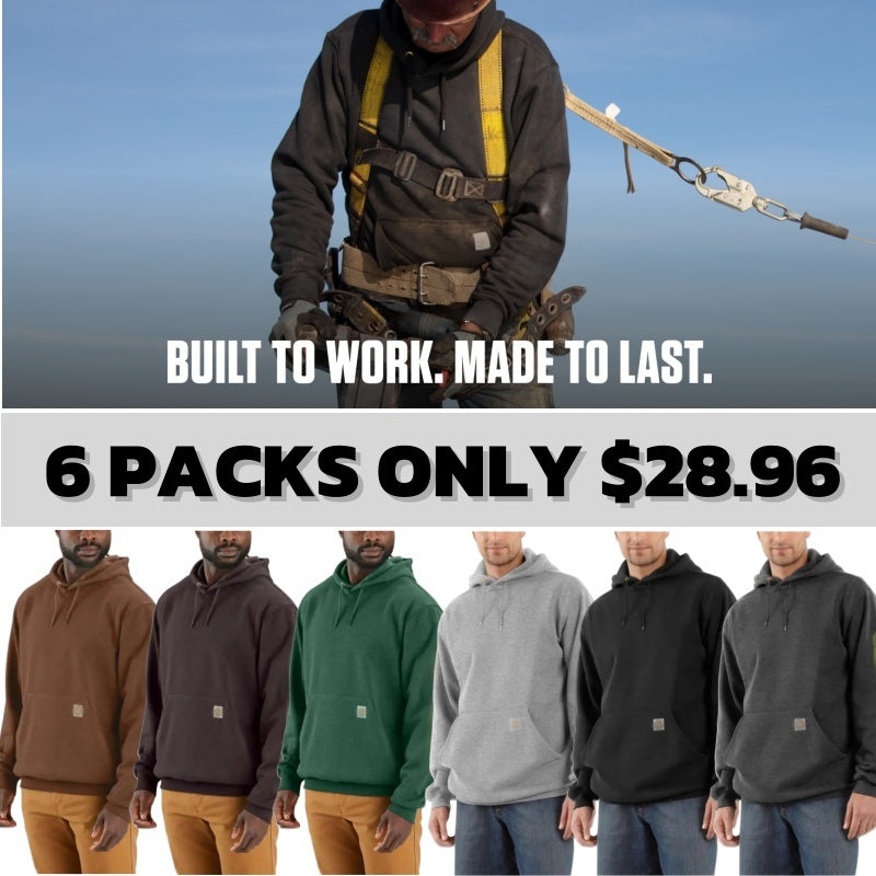 🔥Last Day Promotion!Men's Midweight Signature Sleeve Logo Hooded Sweatshirt