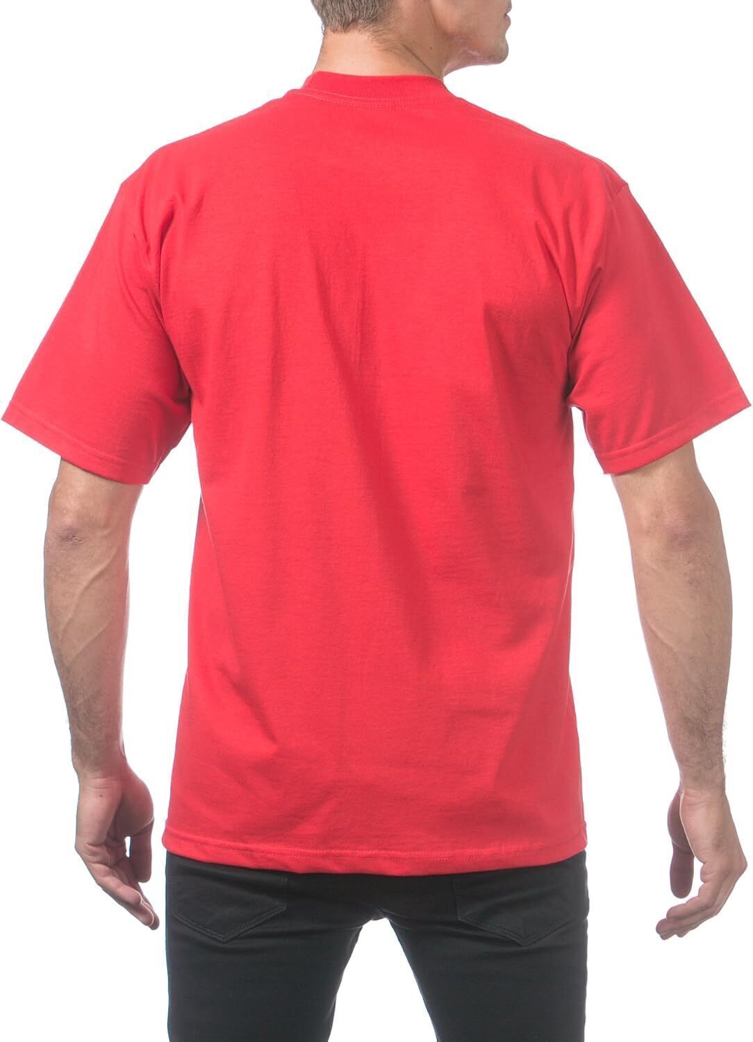 Men's Heavyweight Cotton Short Sleeve Crew Neck T-Shirt