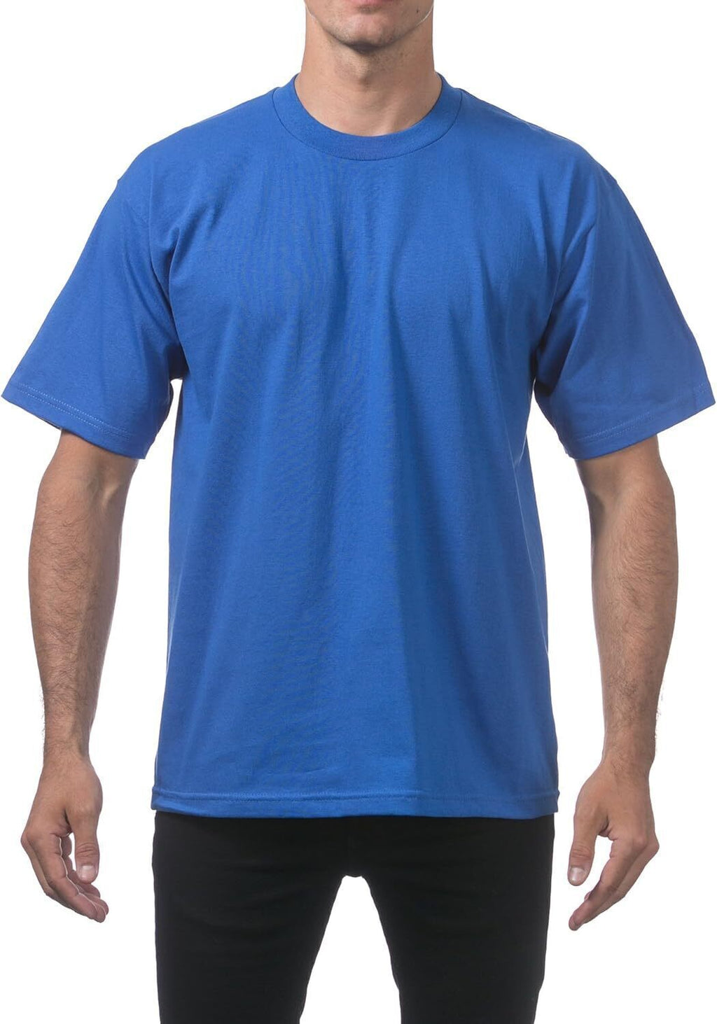 Men's Heavyweight Cotton Short Sleeve Crew Neck T-Shirt