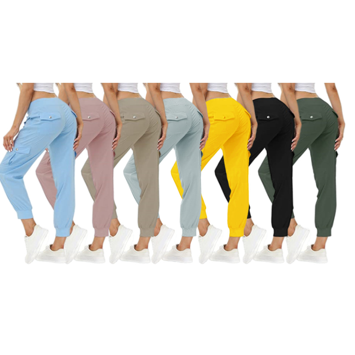 💝Last Day Sale⚡Women's Lightweight Quick Dry Casual Travel Hiking Jumpsuit with Elastic Waistband and Button Pockets