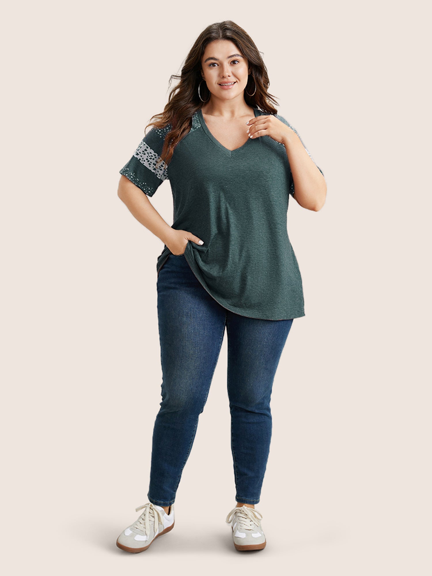 13-pack of Loose-fitting cotton sport T-Shirts with a Variety of Colorblock Prints