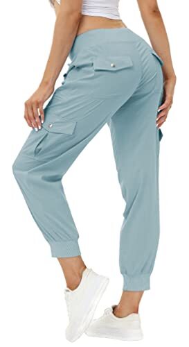 💝Last Day Sale⚡Women's Lightweight Quick Dry Casual Travel Hiking Jumpsuit with Elastic Waistband and Button Pockets