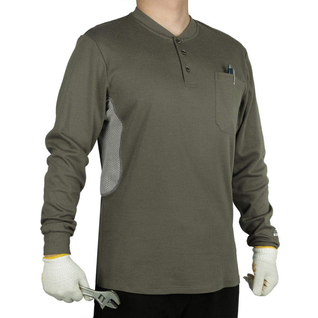 Buttonless/Button Pullover T-Shirts/Breathable Vented Design