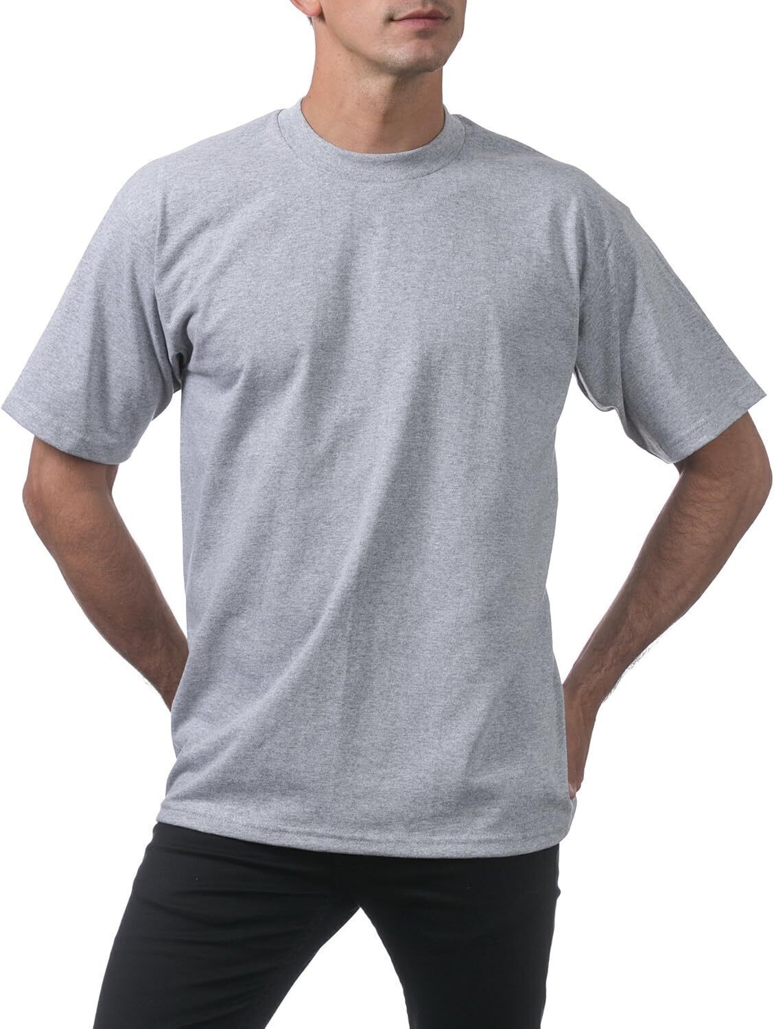 Men's Heavyweight Cotton Short Sleeve Crew Neck T-Shirt