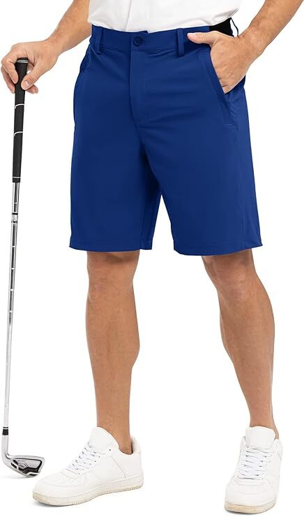 Men's Golf Work Shorts Stretch Waistband Dry Fit