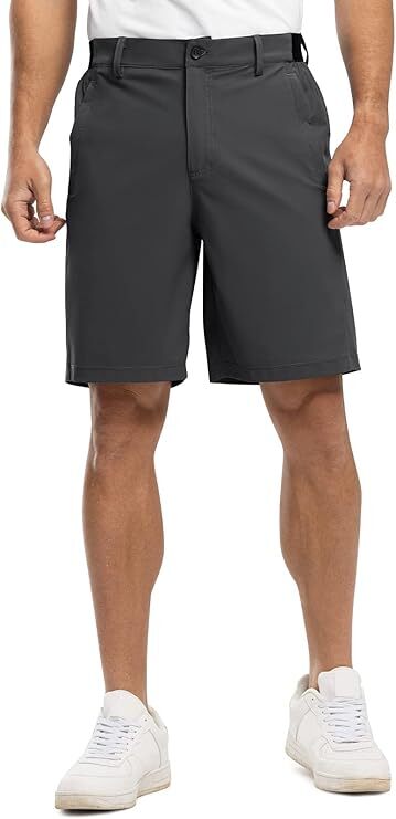 Men's Golf Work Shorts Stretch Waistband Dry Fit