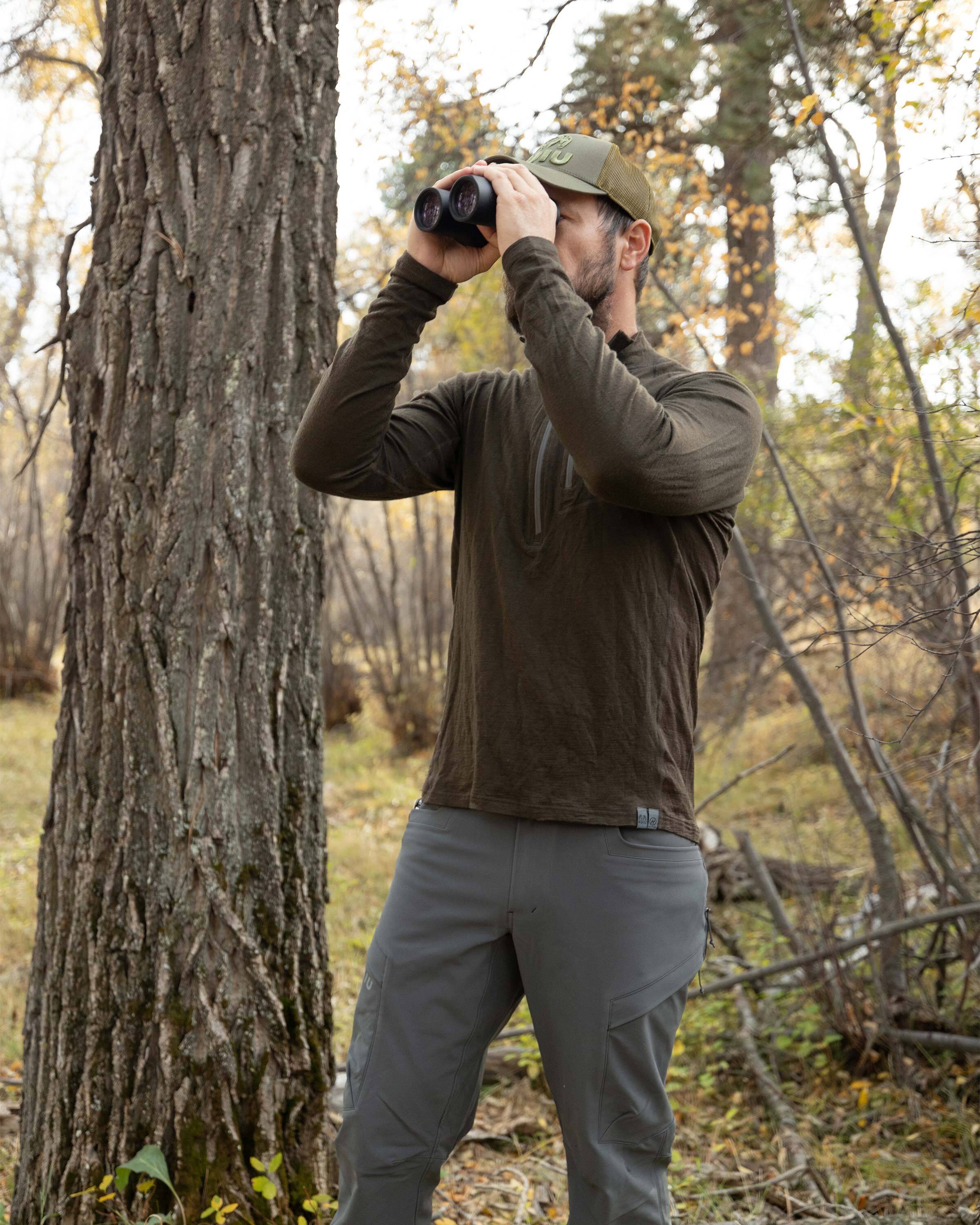 UPF 50+ Sun Protection-Merino 145 Zip-T Hunting Shirt