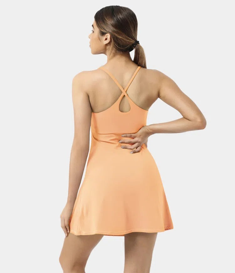 🔥70% OFF | Plush Backless Active Dress – Easy Peezy UPF50+ 👗 Multiple Colors!