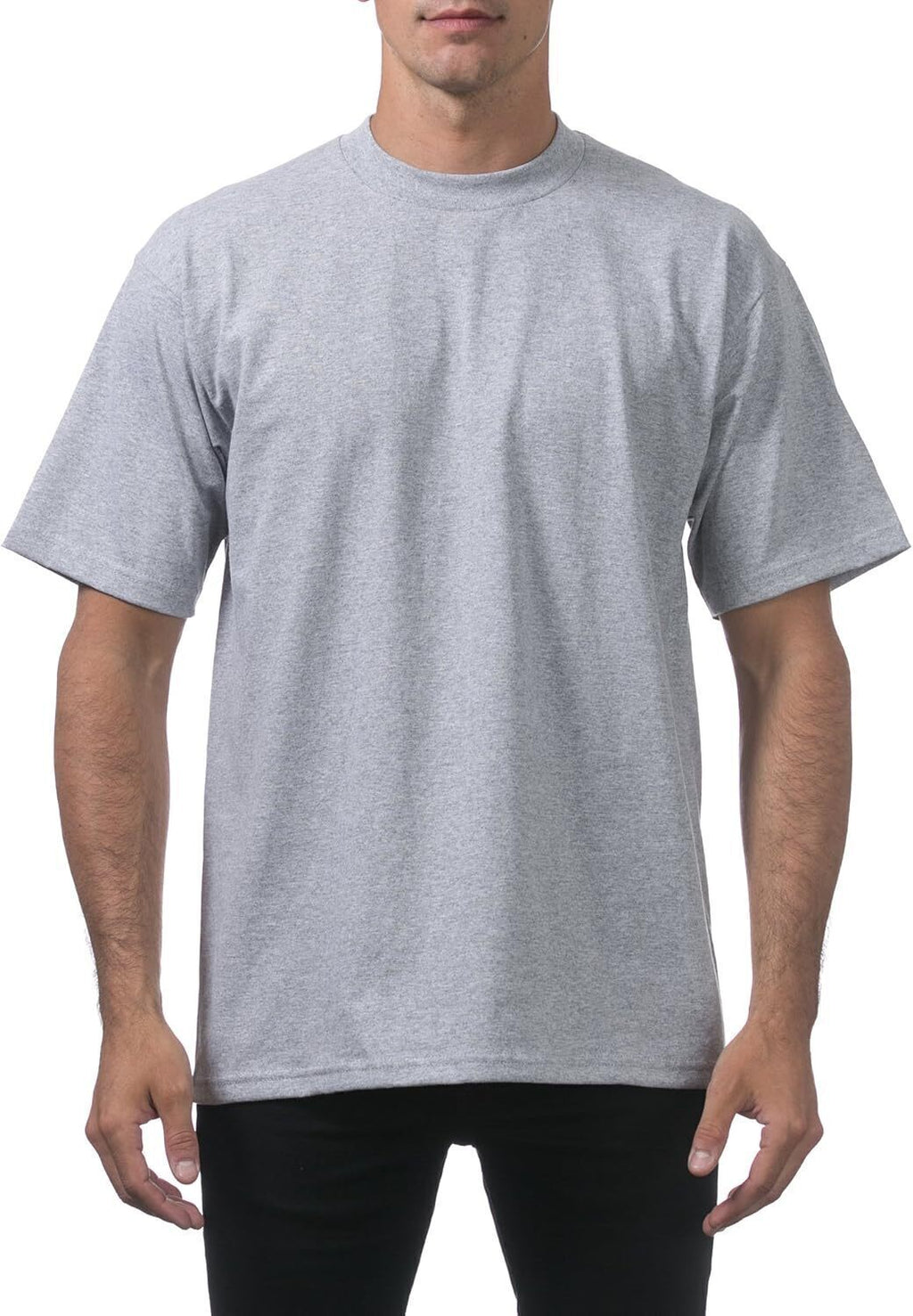 Men's Heavyweight Cotton Short Sleeve Crew Neck T-Shirt