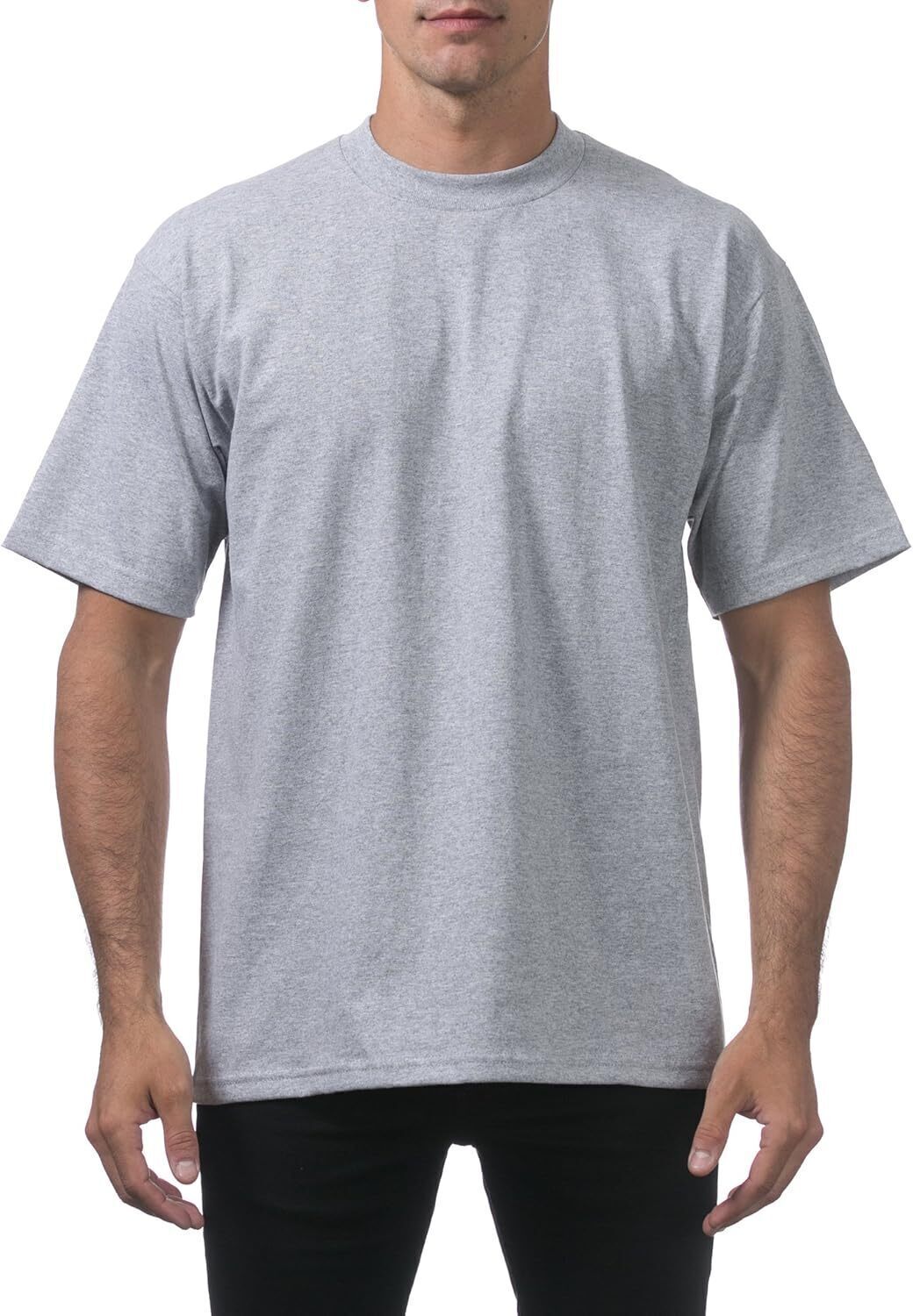 Men's Heavyweight Cotton Short Sleeve Crew Neck T-Shirt