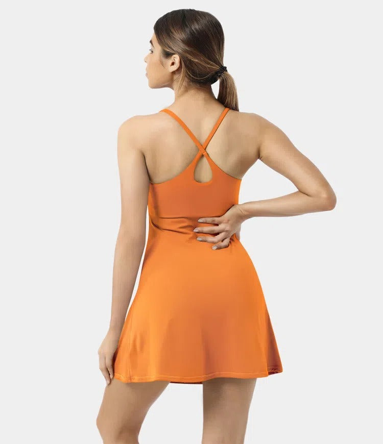 🔥70% OFF | Plush Backless Active Dress – Easy Peezy UPF50+ 👗 Multiple Colors!