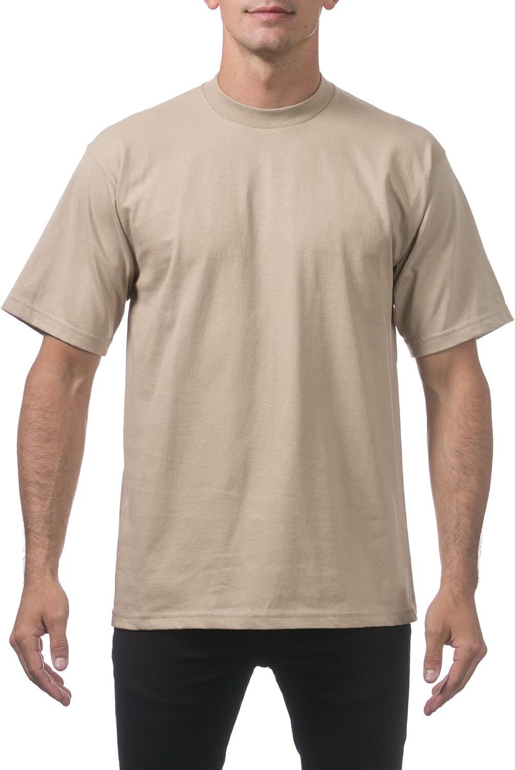 Men's Heavyweight Cotton Short Sleeve Crew Neck T-Shirt