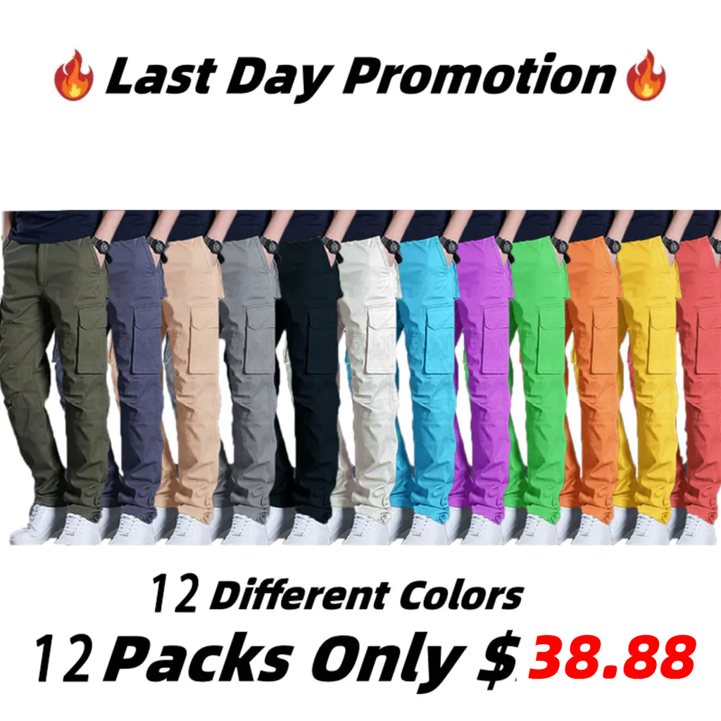 💝Last day promotion! Men's Durable Waterproof Multi-Pocket Work Pants