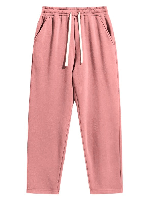🔥Last Day Promotion! Men's Regular Fit Solid Drawstring Waist Sweatpants