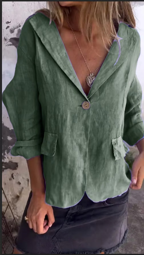 Graziella - Giacca in Lino Rilassata