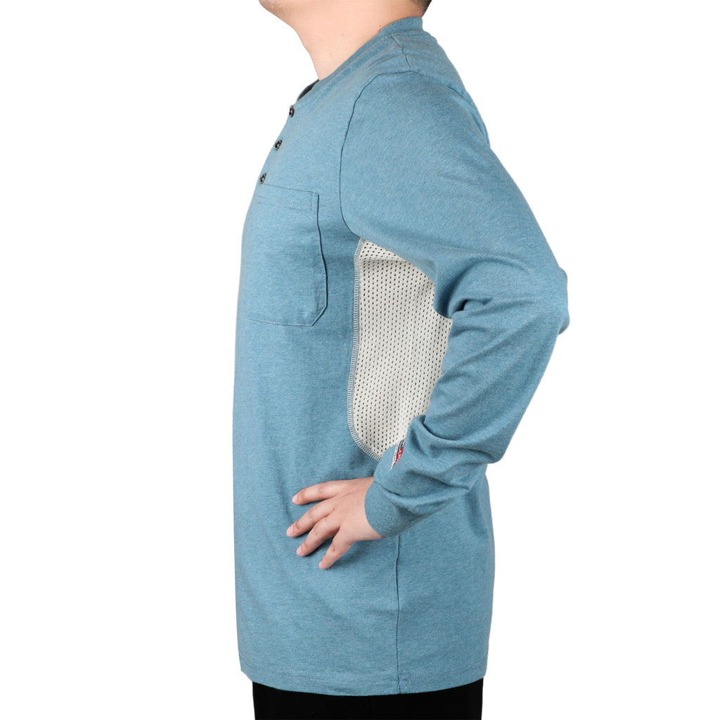 Buttonless/Button Pullover T-Shirts/Breathable Vented Design