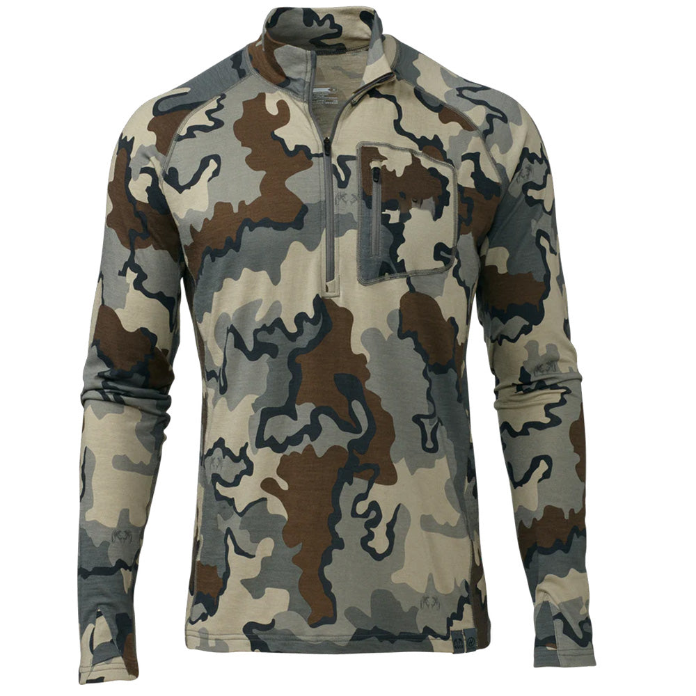 UPF 50+ Sun Protection-Merino 145 Zip-T Hunting Shirt