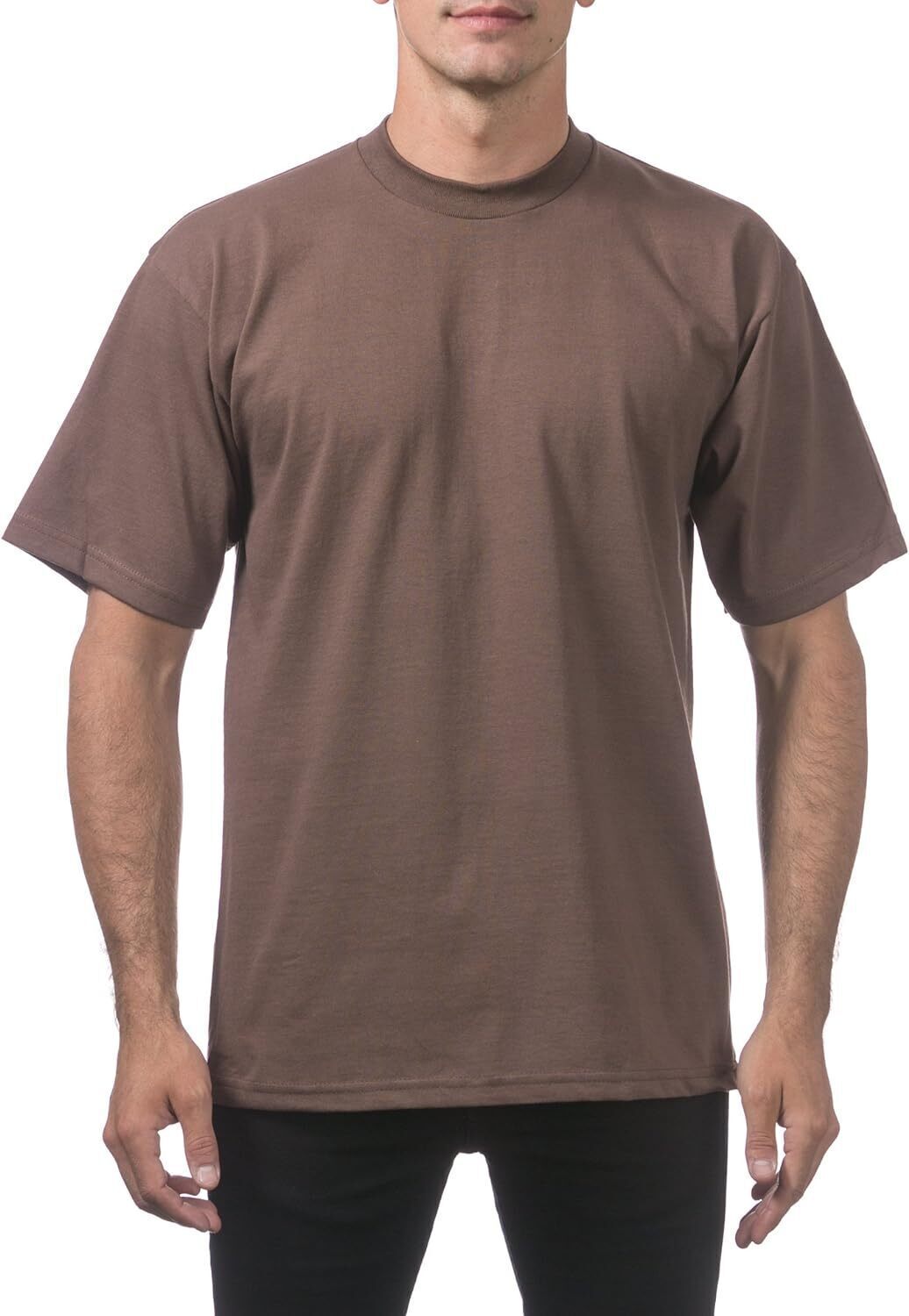 Men's Heavyweight Cotton Short Sleeve Crew Neck T-Shirt