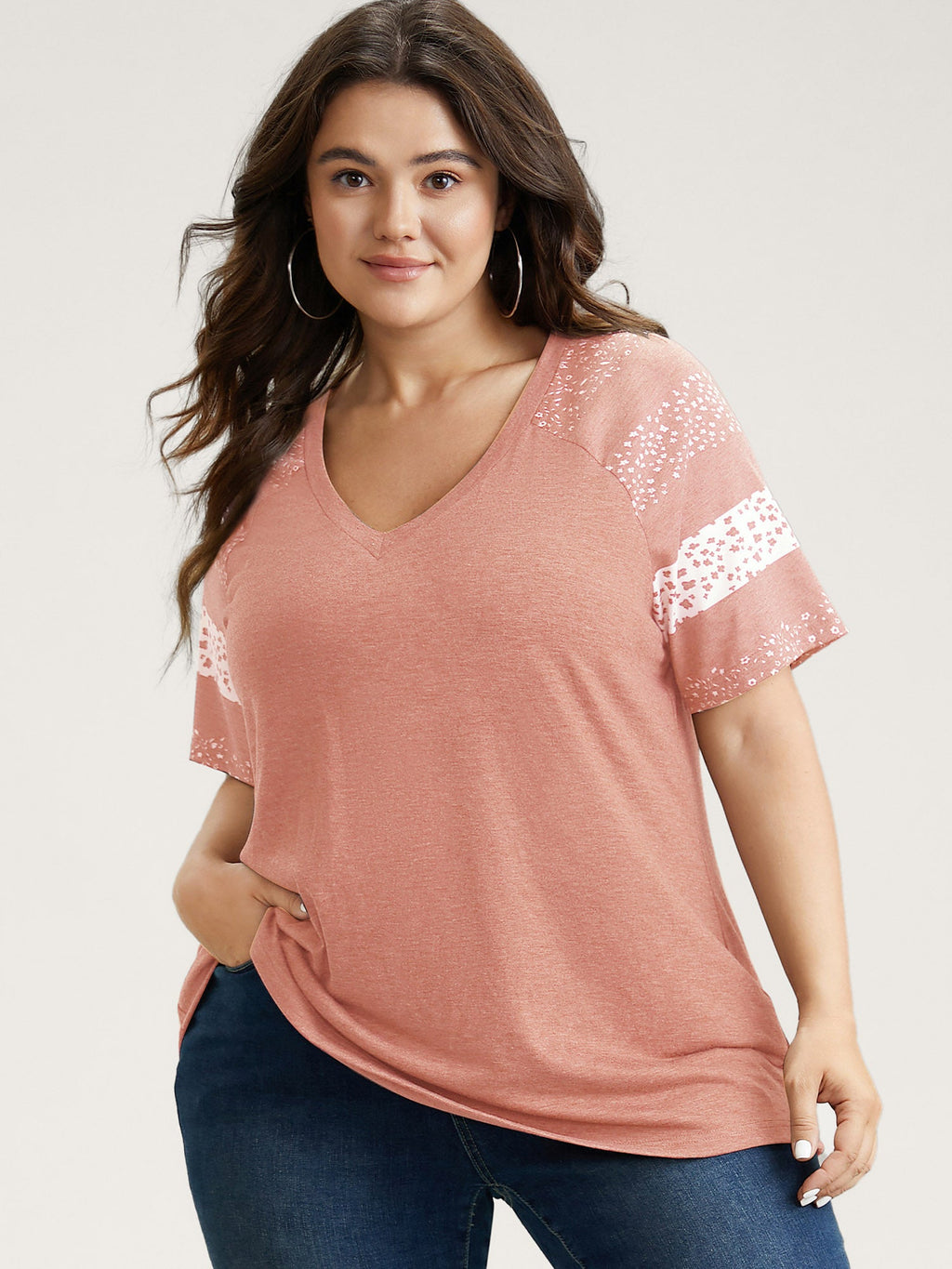 13-pack of Loose-fitting cotton sport T-Shirts with a Variety of Colorblock Prints