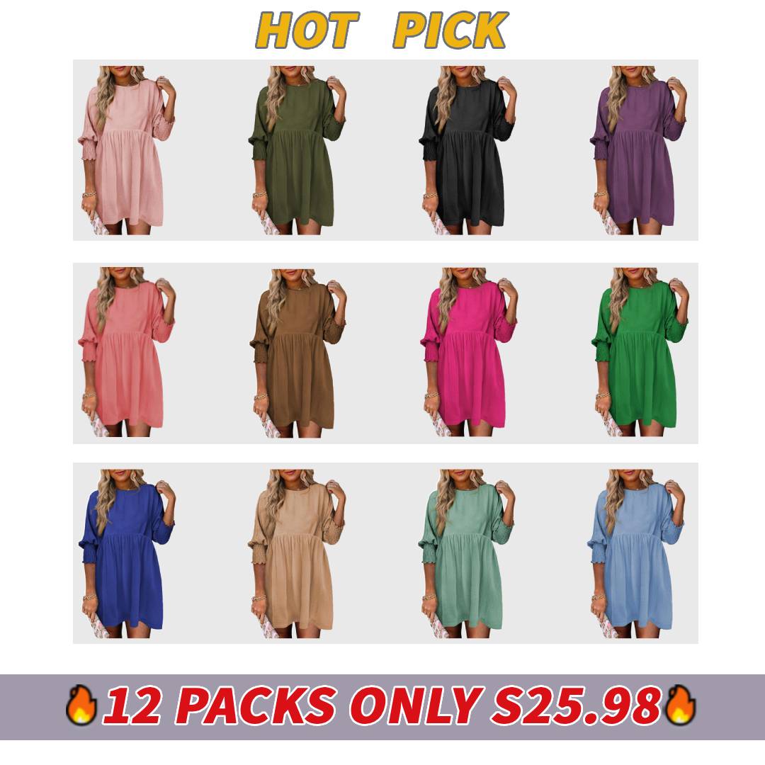 Women's Black Summer Tunic Dress