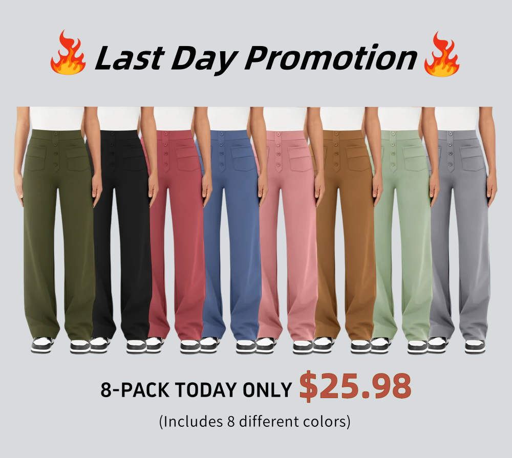FINAL SALE⚡- Women's Casual High Waist Stretch Pants