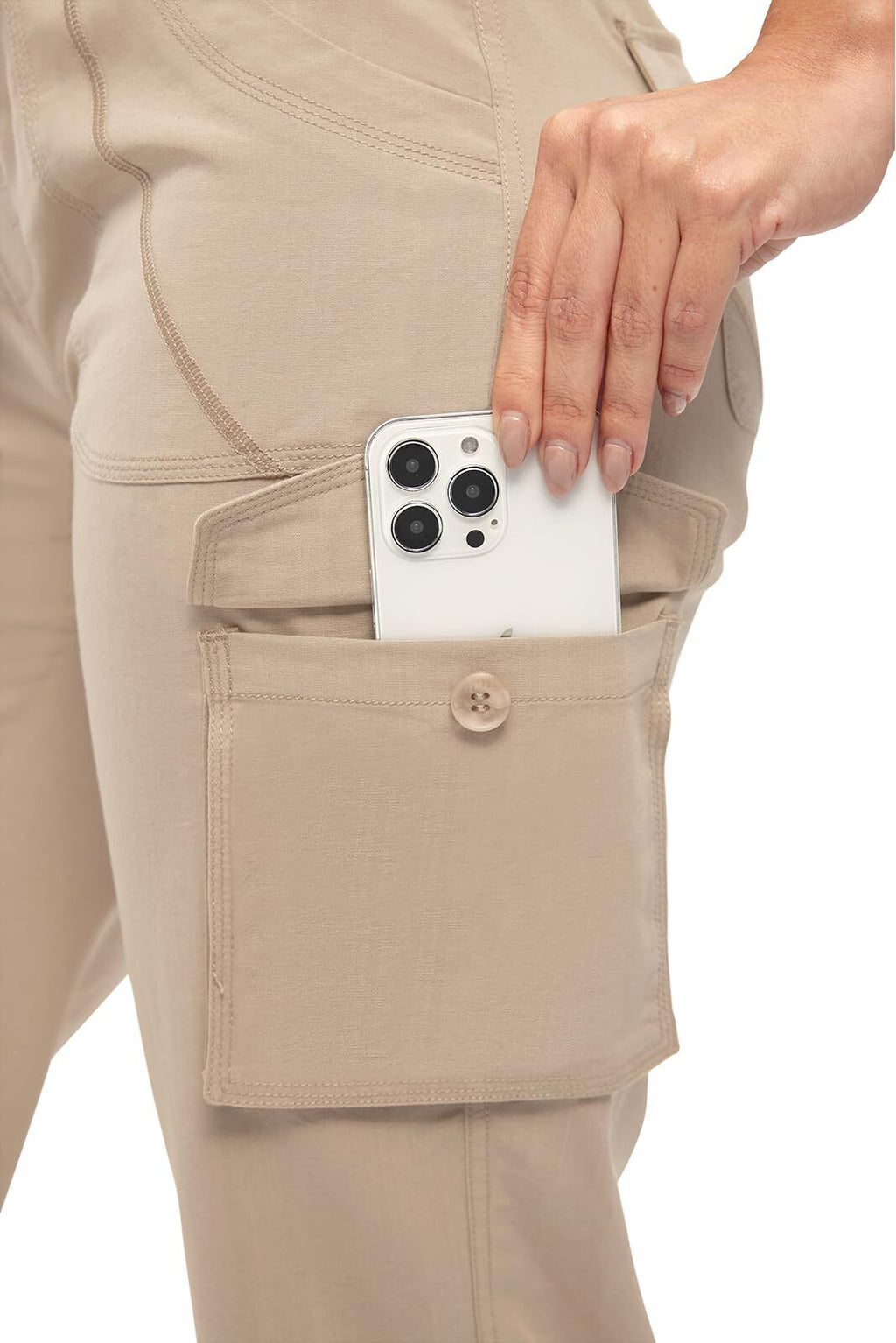 🔥Last day promotion!Women’s Loose Fit Lightweight Capri Cargo Pants – Casual 3/4 Trousers with 6 Pockets