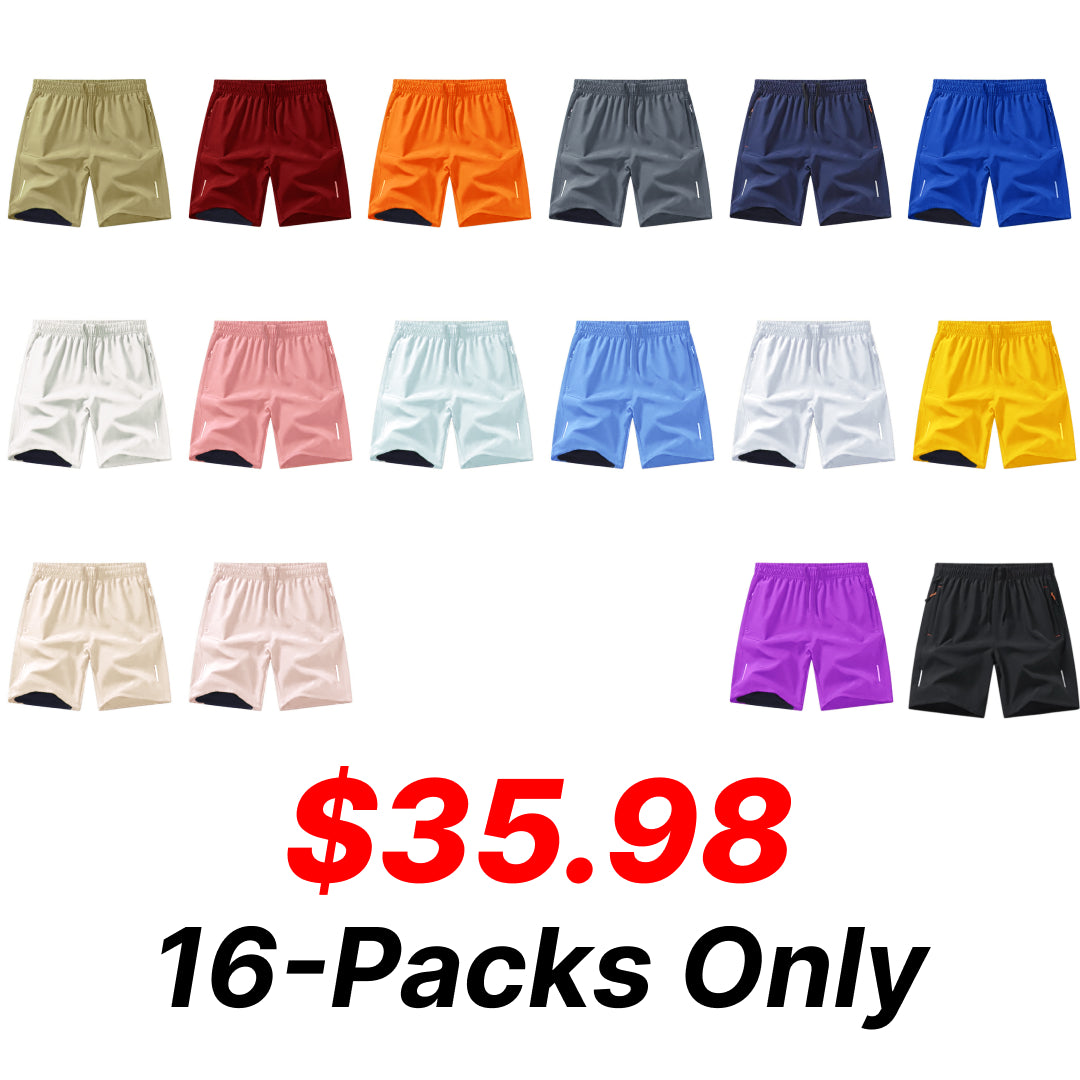 🔥9 Pack- Men's Quick Drying Breathable Shorts