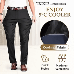 🔥TimelessFlex - Men's High Stretch Straight Fit Pants