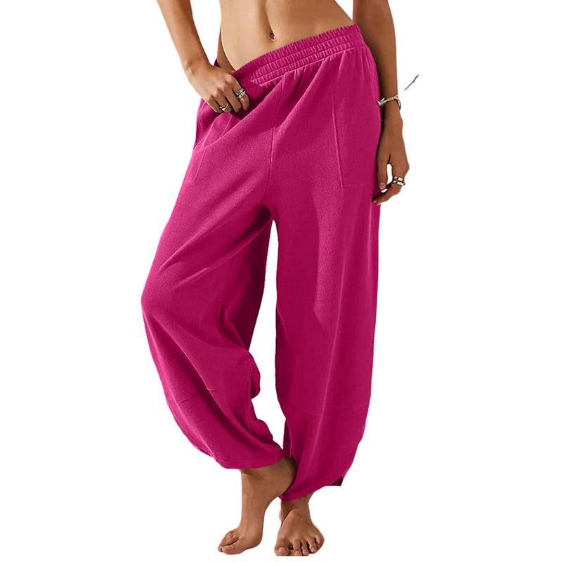 Women's Baggy Wide-Leg Pants with Pockets