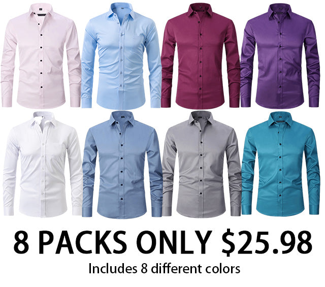 Acewonders Breathable High Elasticity Anti-Wrinkle Shirt