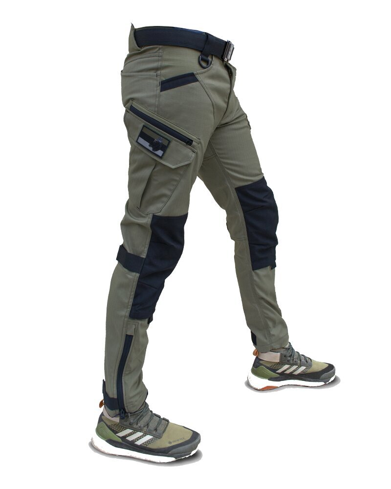 Men's Casual Multi Pockets Tactical Outdoor Pants, Men's Work Pants For Hiking Outdoor