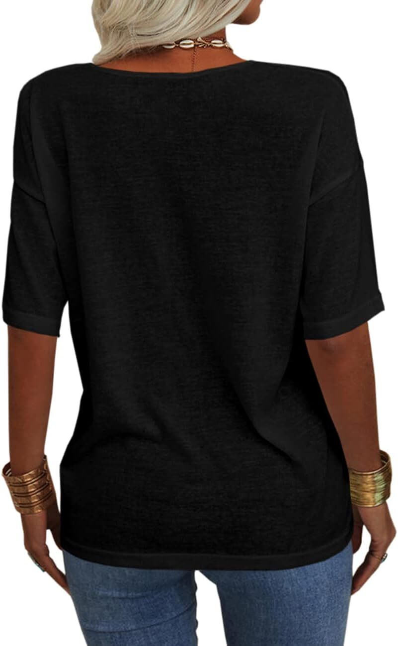 🔥Spring Sale 🔥- Spring Casual Half Sleeve T-shirt Basic Tops (Multiple Colors)