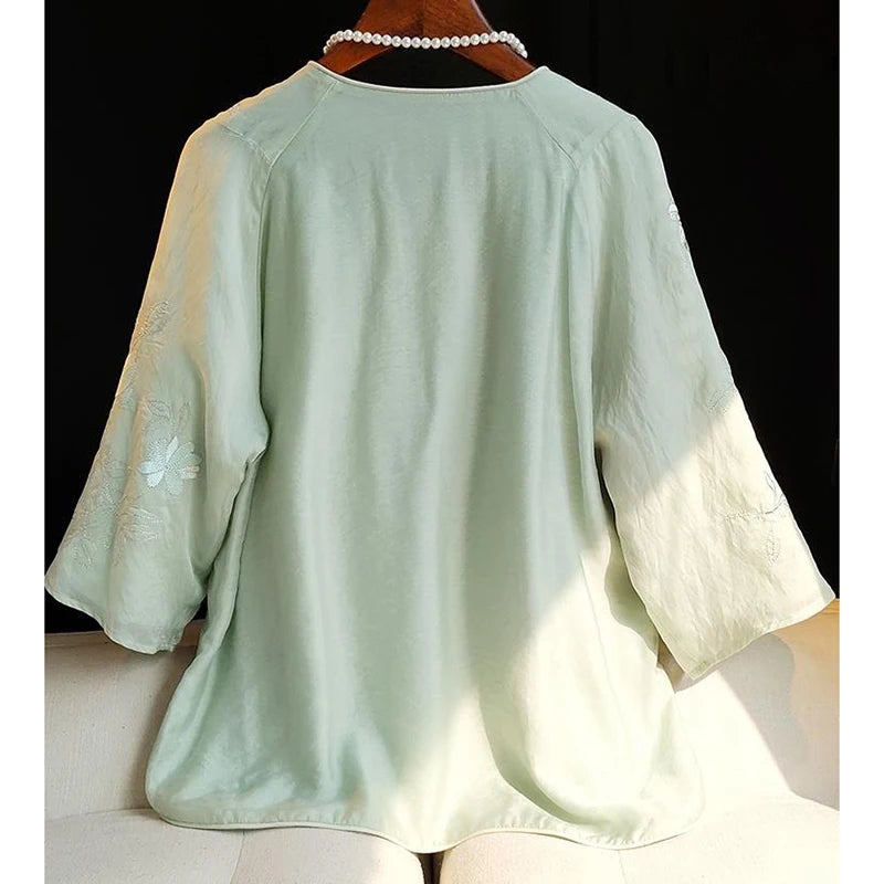 Bella - Blusa Ricamata Chic
