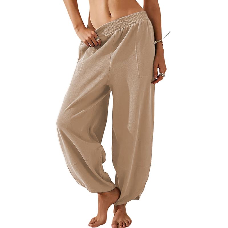 Women's Baggy Wide-Leg Pants with Pockets