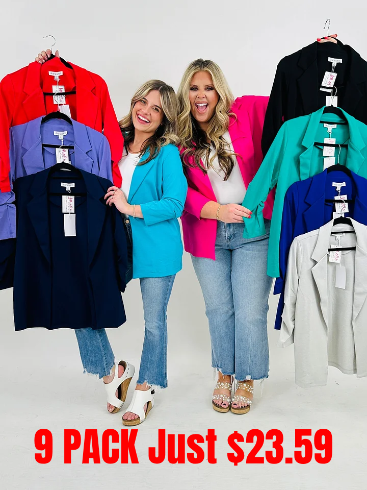 🔥2025 Hot Sale🔥 Boss Lady Magic Blazer- Multiple Colors!