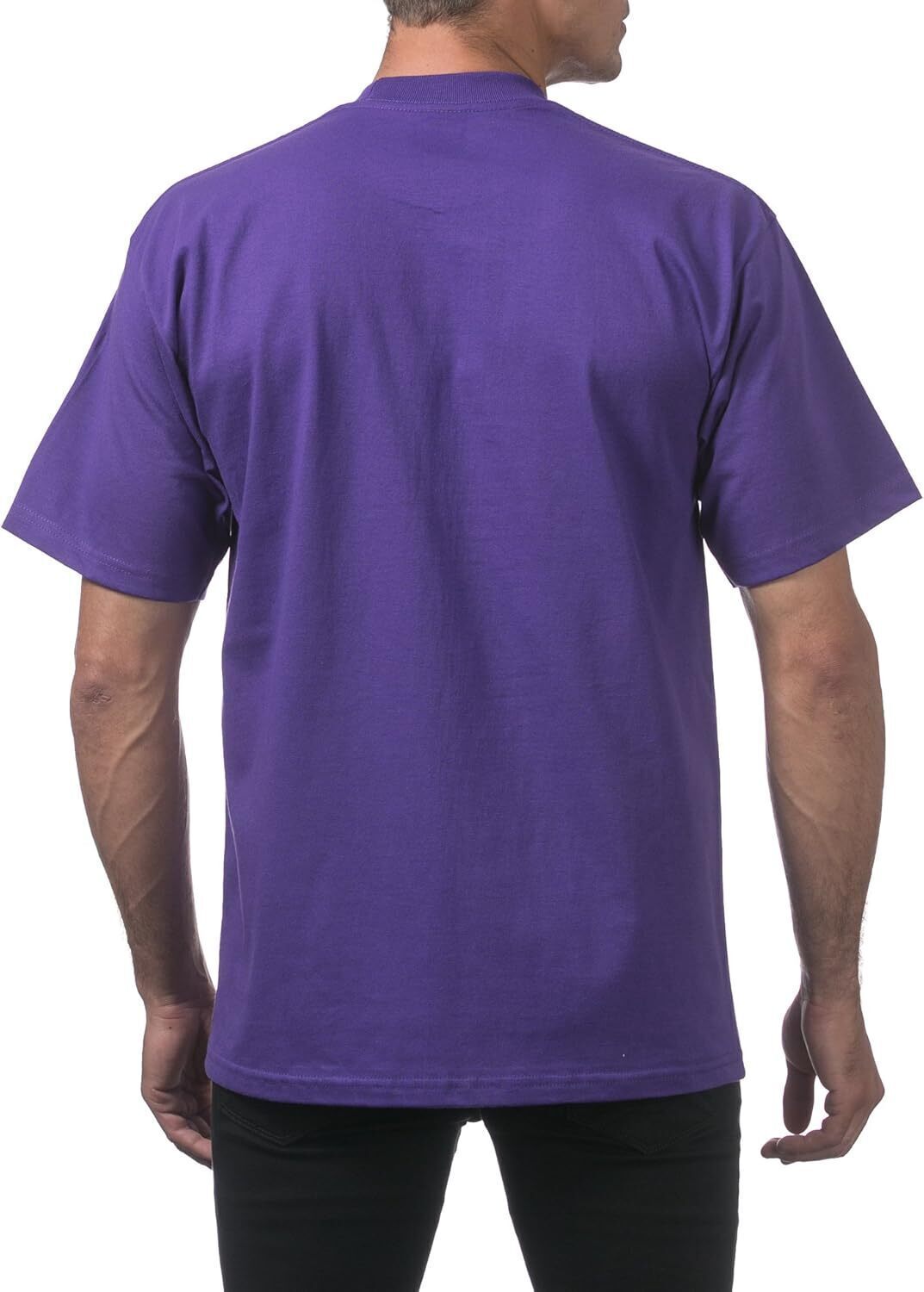 Men's Heavyweight Cotton Short Sleeve Crew Neck T-Shirt