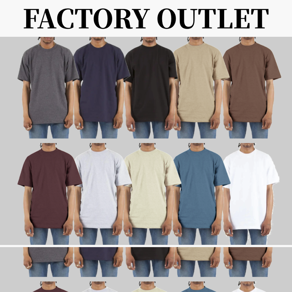 🔥[FACTORY OUTLET]🔥Men's Max Heavyweight T-Shirts Casual Plain Classic Heavy Cotton Tee Regular(S to 10XL)