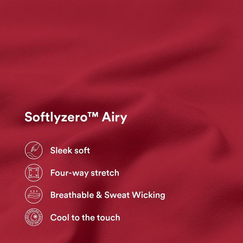 Softlyzero Airy Backless Twisted Cool Touch Dance Active Dress-Easy Peezy Edition