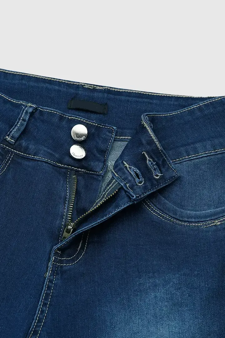 🔥LAST PROMO🔥Double Button High Rise Denim Shorts