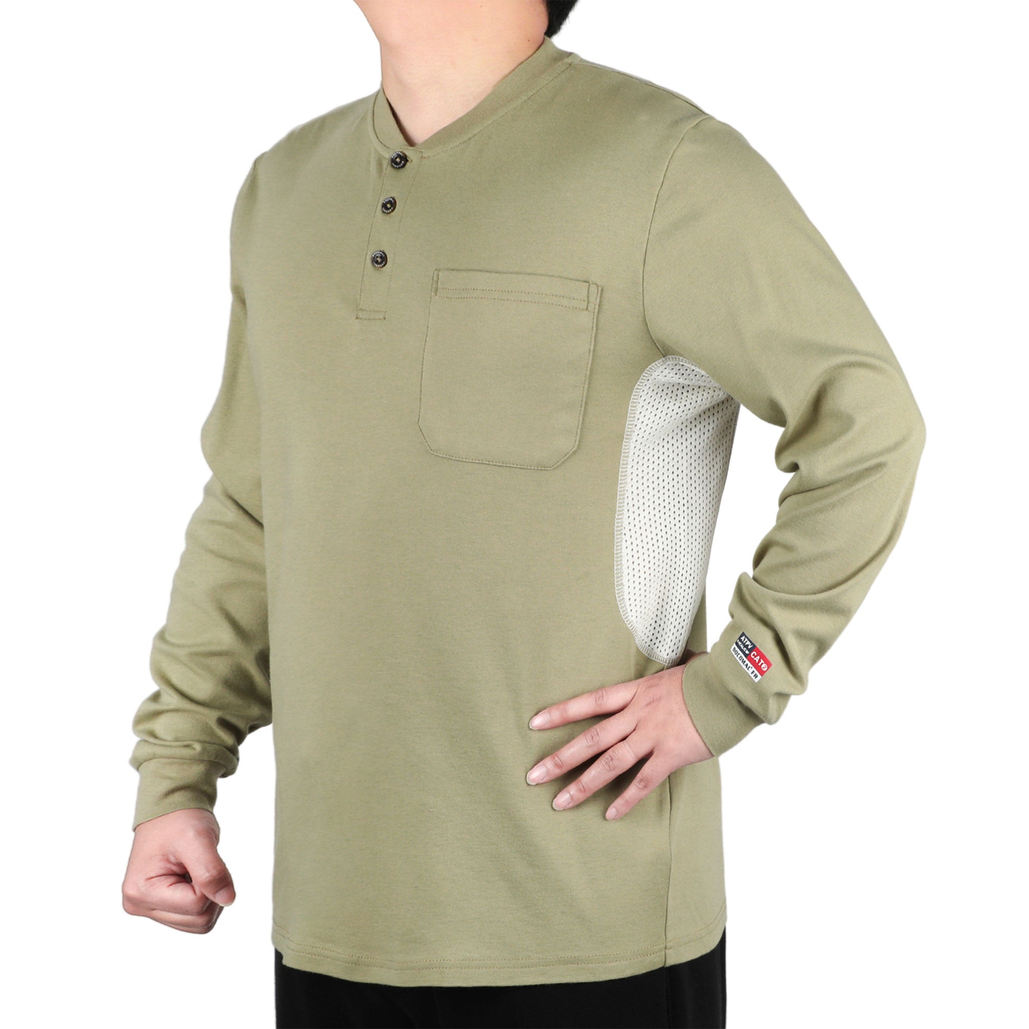 Buttonless/Button Pullover T-Shirts/Breathable Vented Design