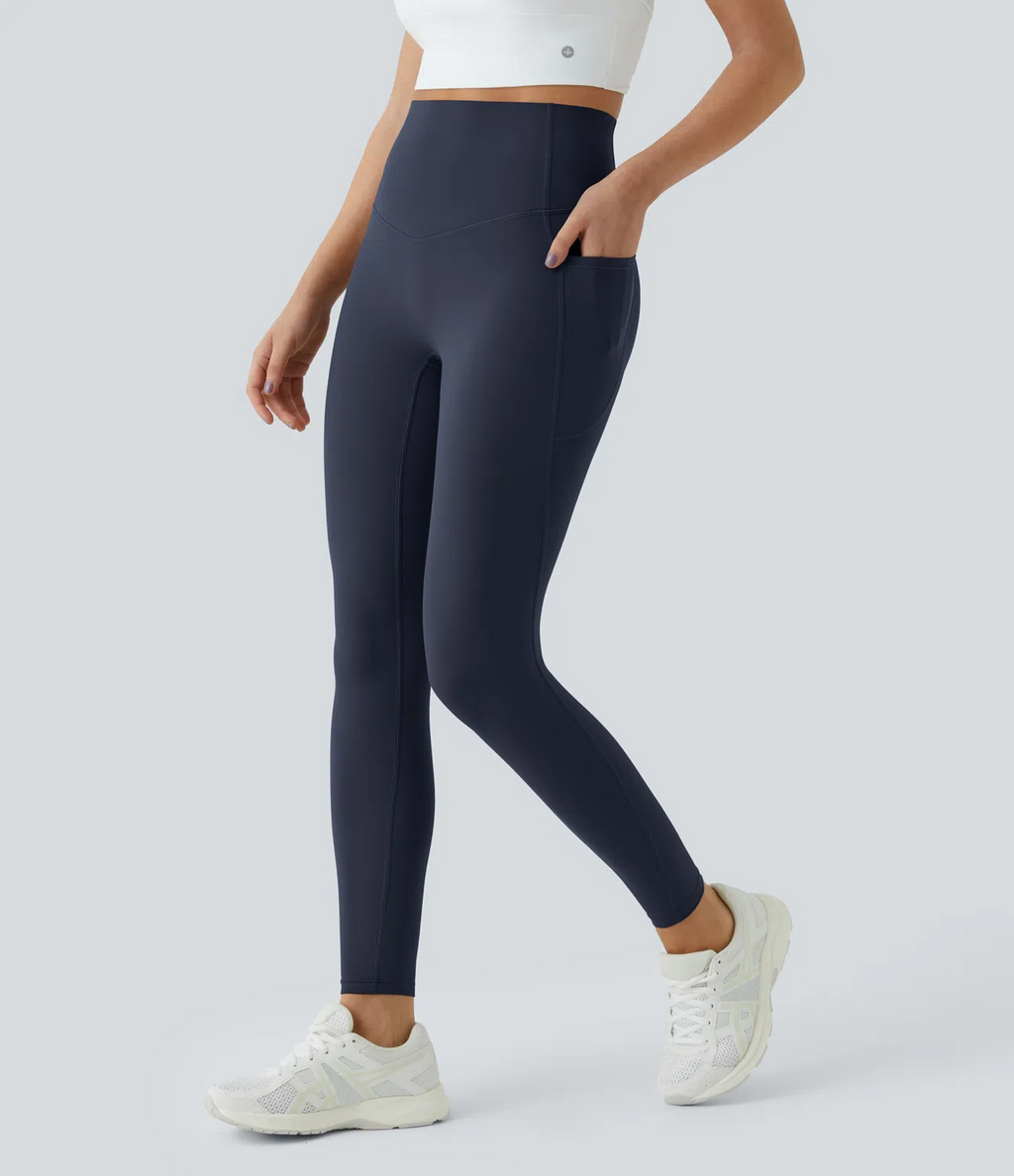 🔥Black Friday Early Access - High Waisted Tummy Control Leggings with Side Pockets