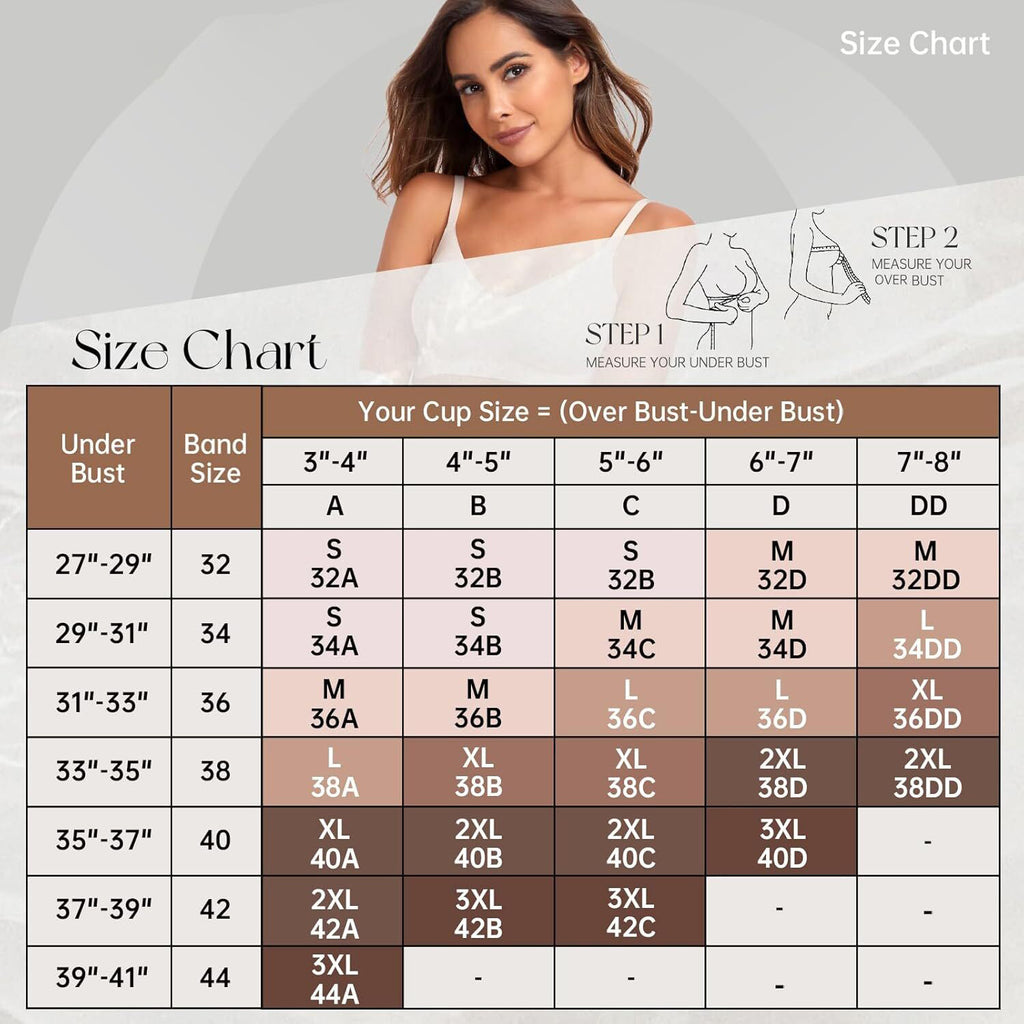 Women's daily push-up bra comfortable no-wire V-neck seamless no-wire bra